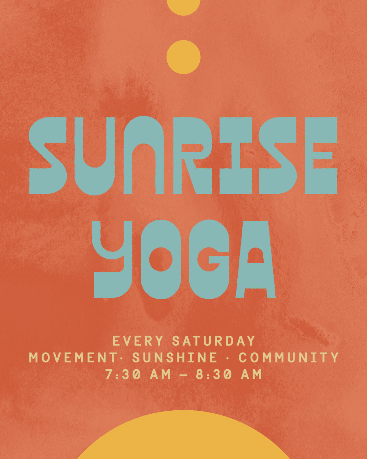 Sunshine Yoga Saturday