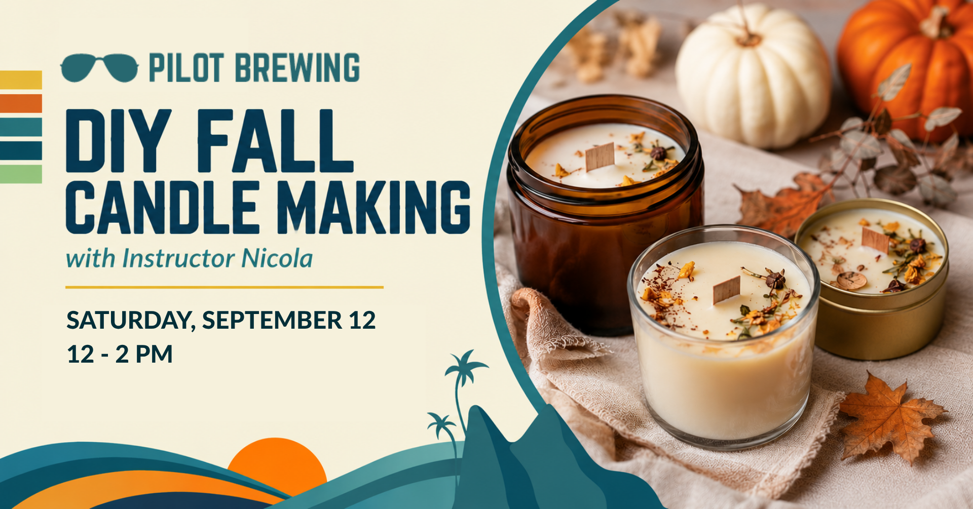 DIY Fall Candle Making with Instructor Nicola