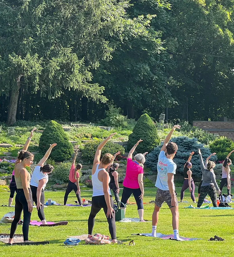 Yoga in the Garden