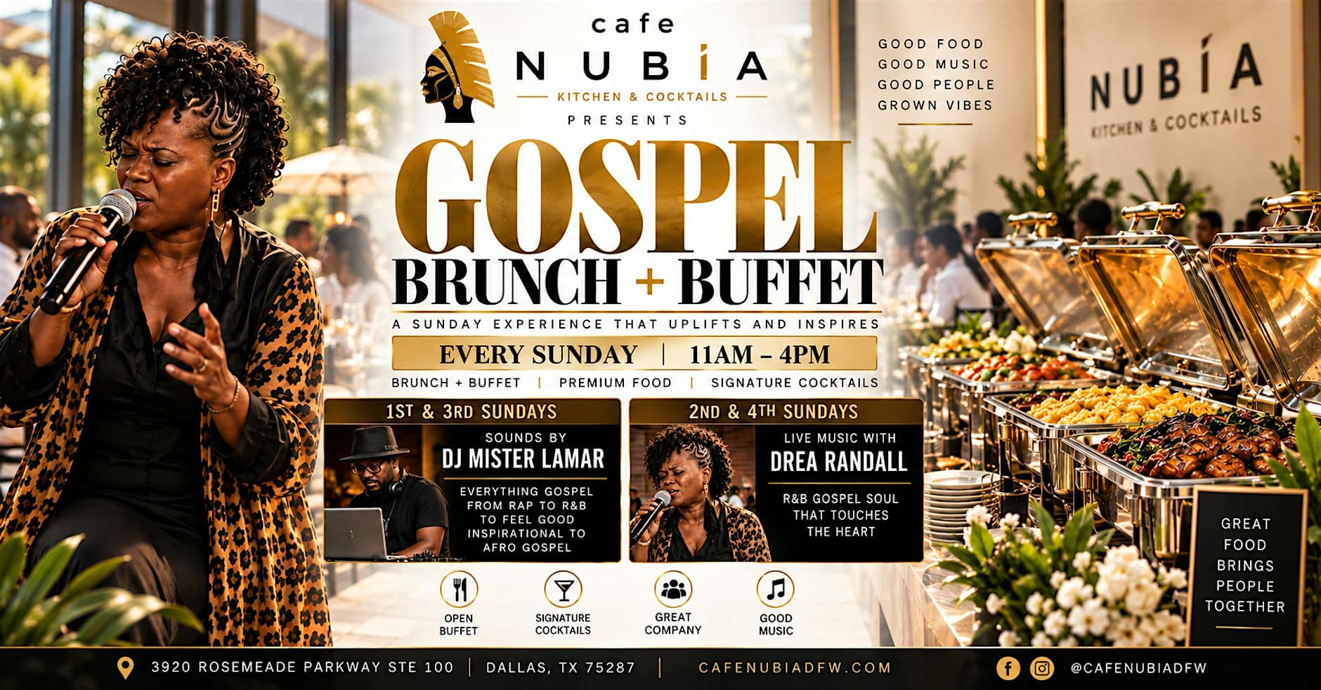 Sunday Brunch Buffet with Live Music