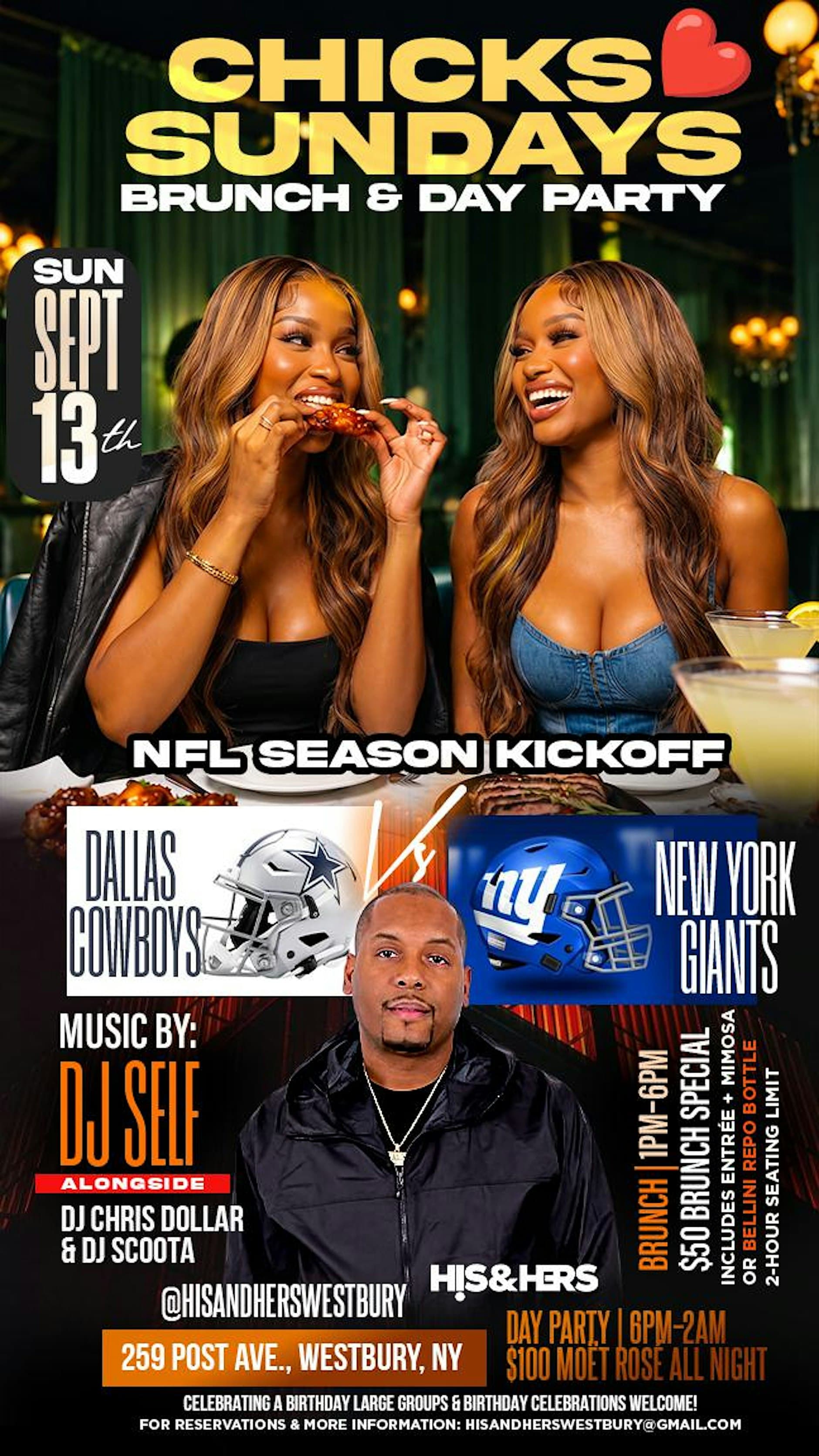 Sunday Race Day with DJ and Activations