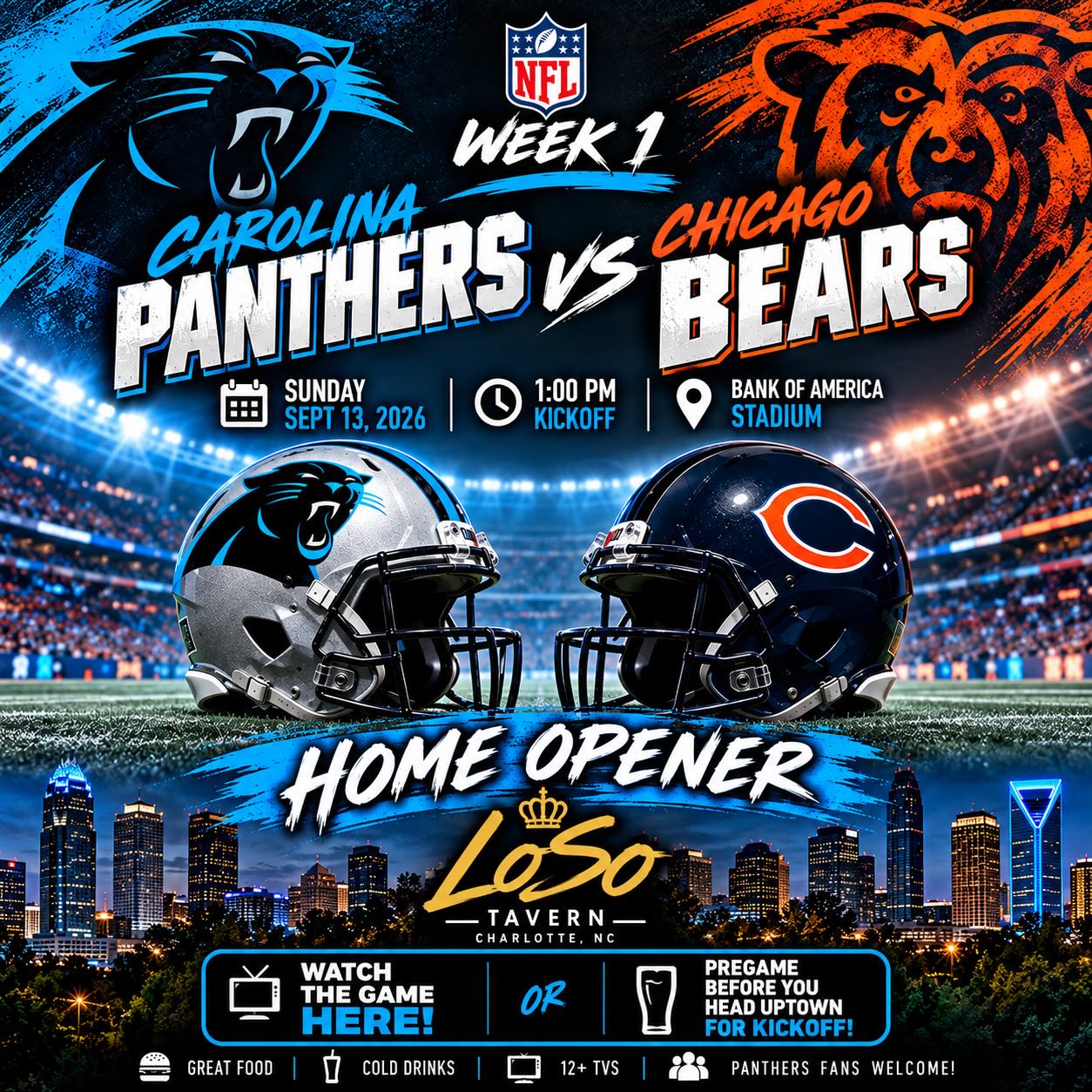 Panthers vs Bears NFL Game Watch