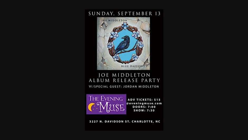 Joe Middleton Music Album Release Party