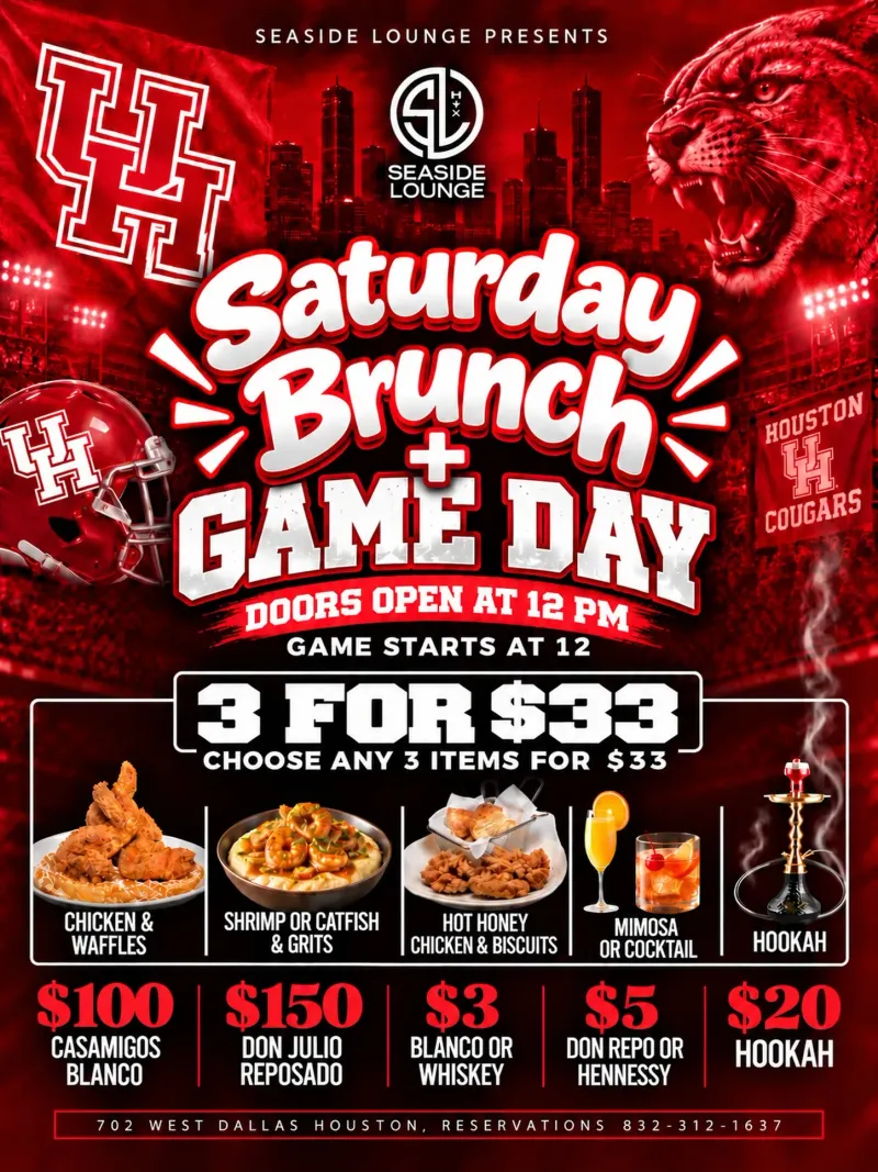 Saturday Brunch Drink Specials