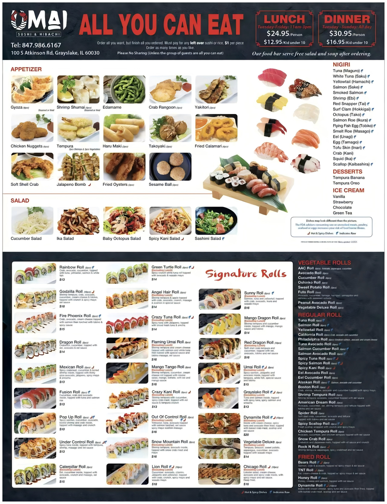 All-You-Can-Eat Sushi Bar Special