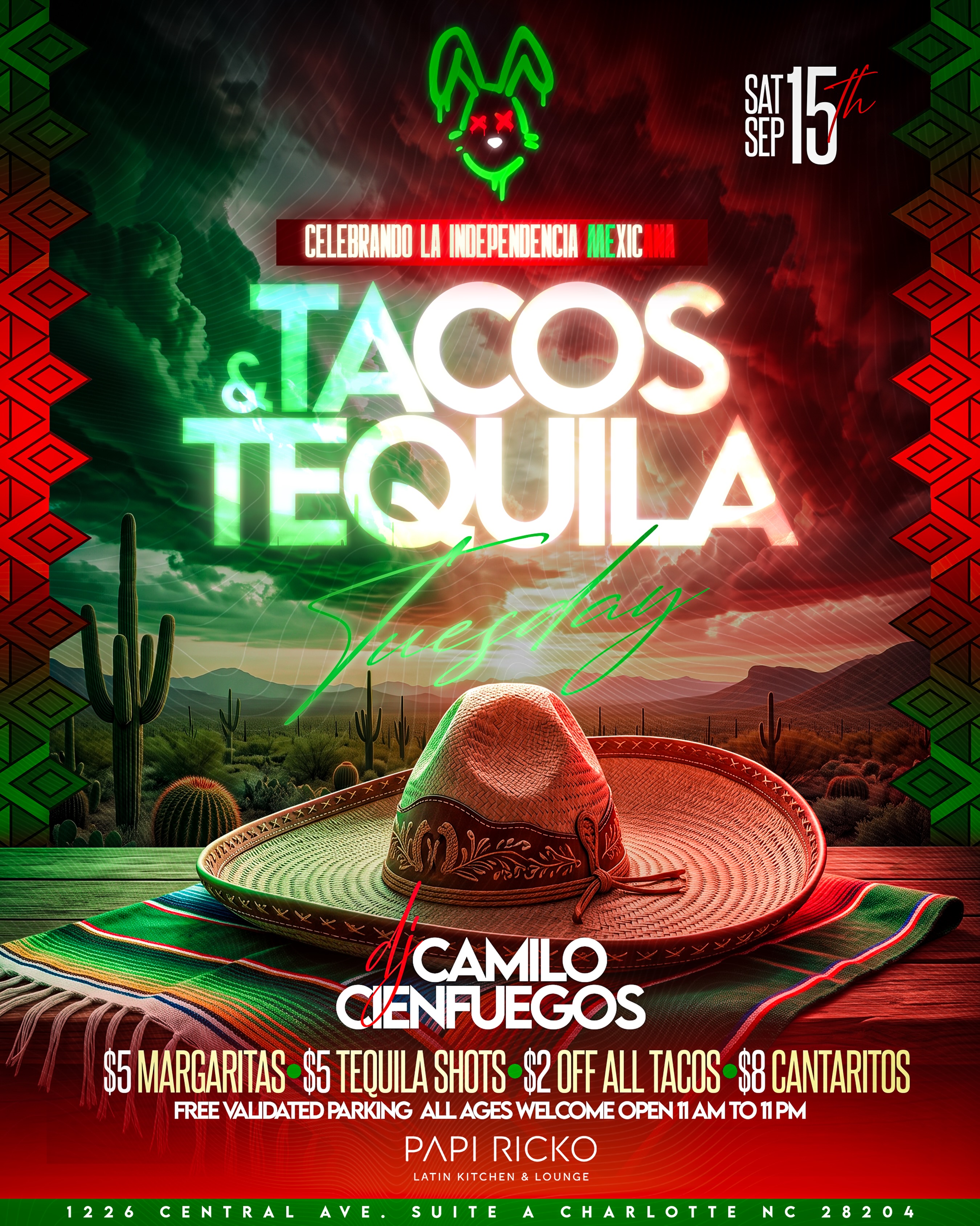 $2 Off All Tacos Special