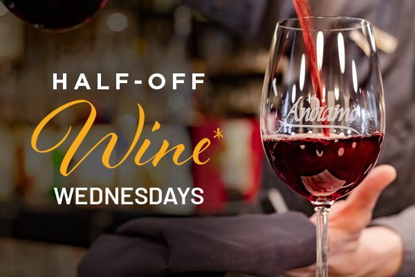 Half Off Bottles of Wine