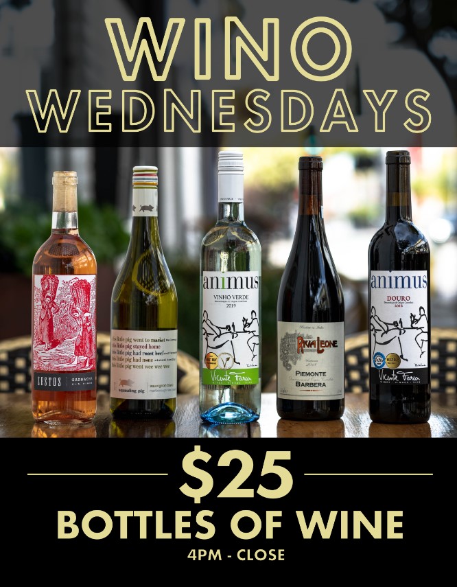 Wednesday Wine & Food Specials