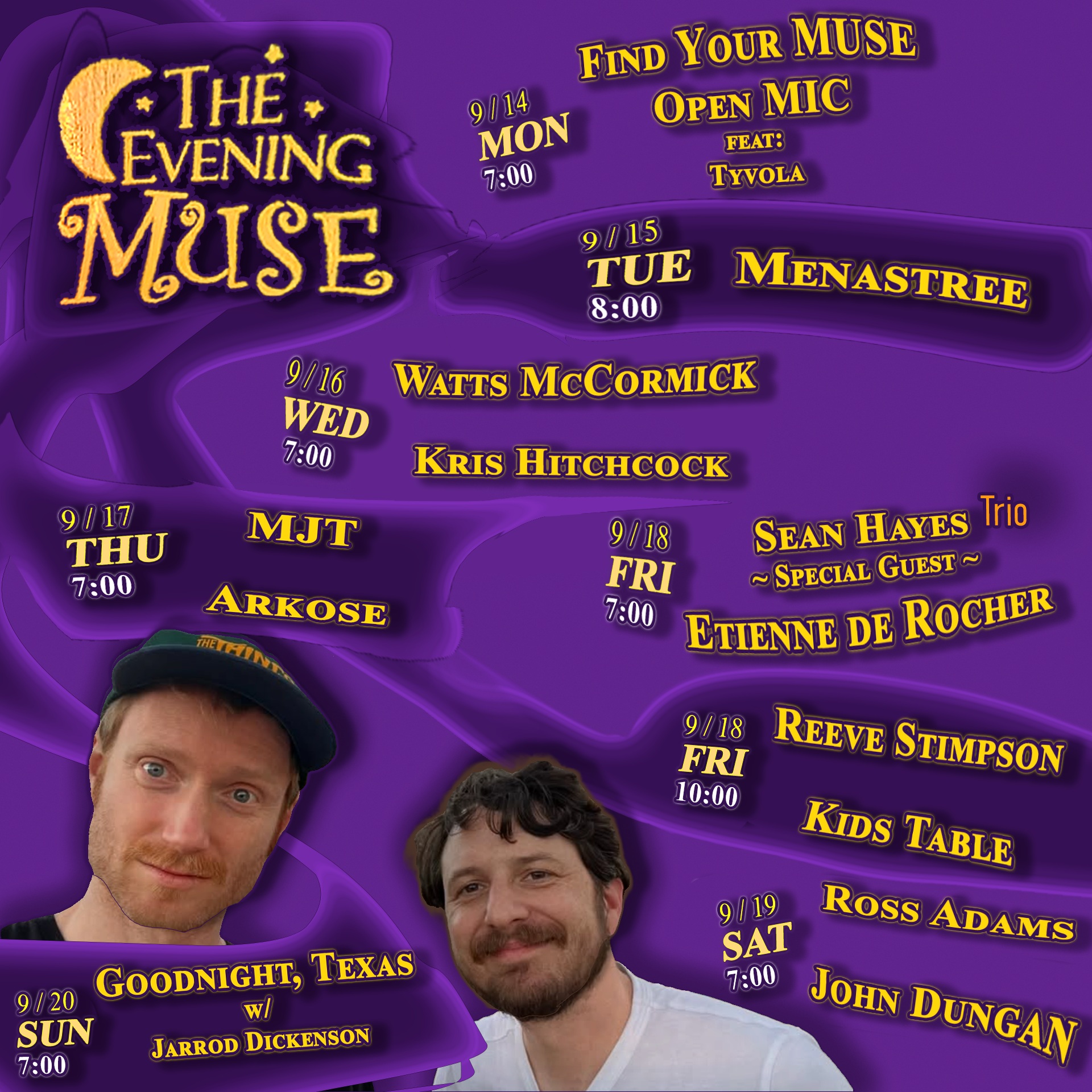 Watts McCormick & Kris Hitchcock Live