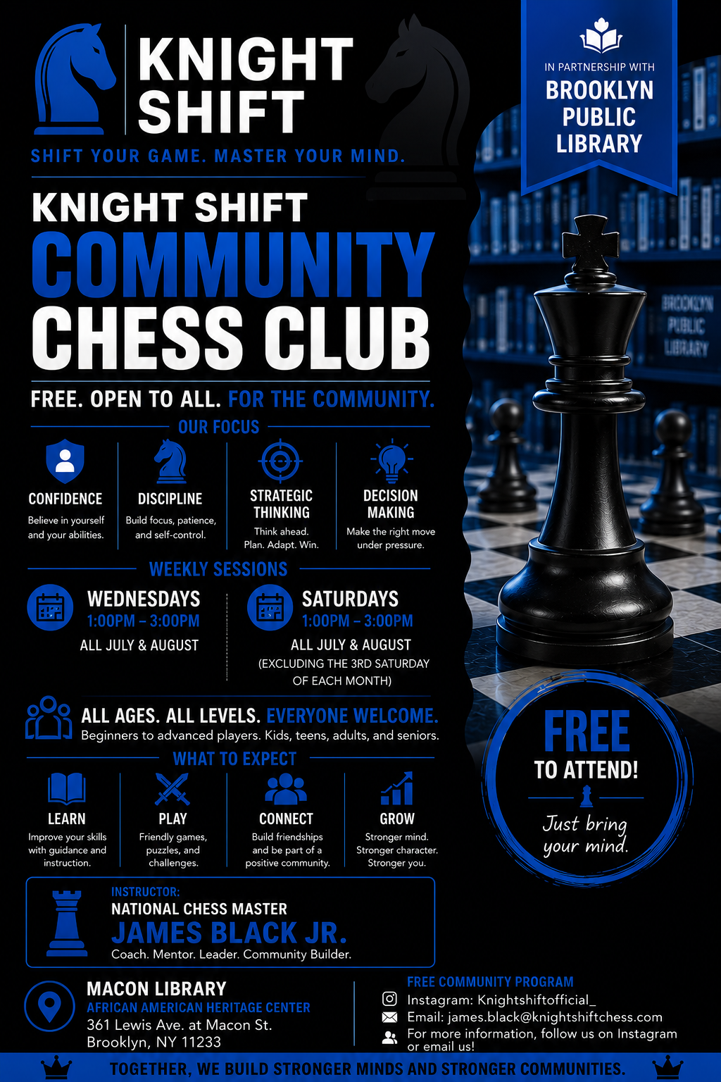 Knight Mode: Community Chess Drop In
