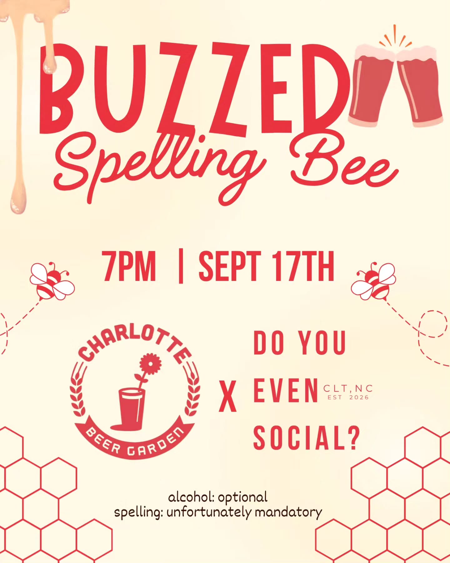 Buzzed Spelling Bee