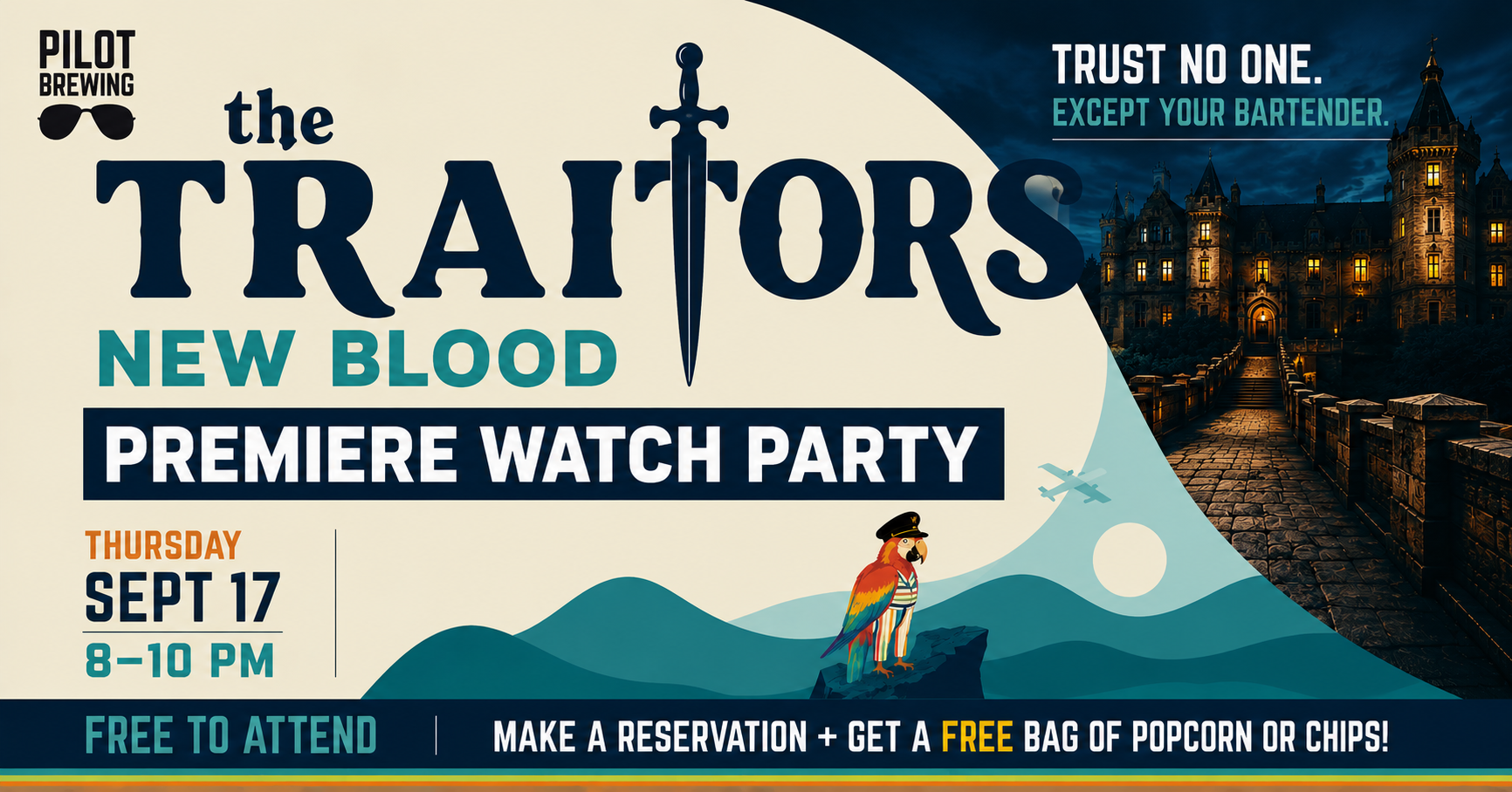 Traitors: New Blood Premiere Watch Party