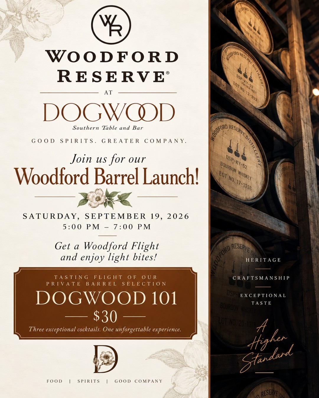 Woodford Barrel Launch