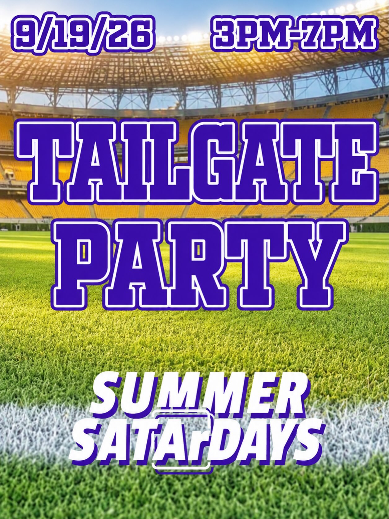 SatARday Tailgate Party with DJ Marvy Marv