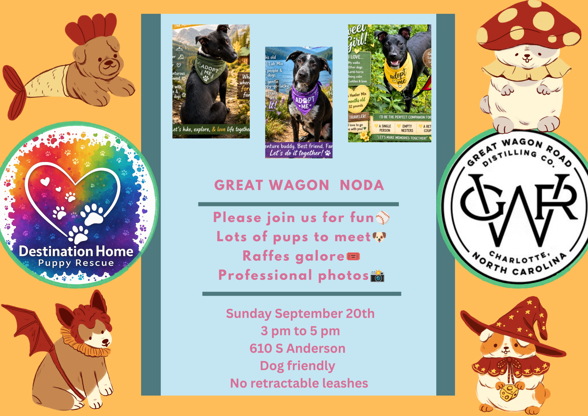 Great Wagon NODA Puppy Rescue Fundraiser