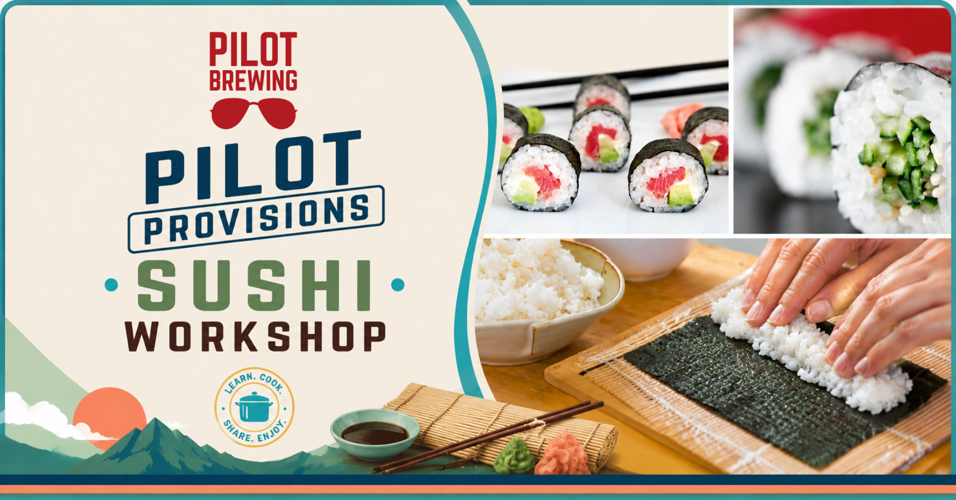Pilot Provisions: Sushi Workshop