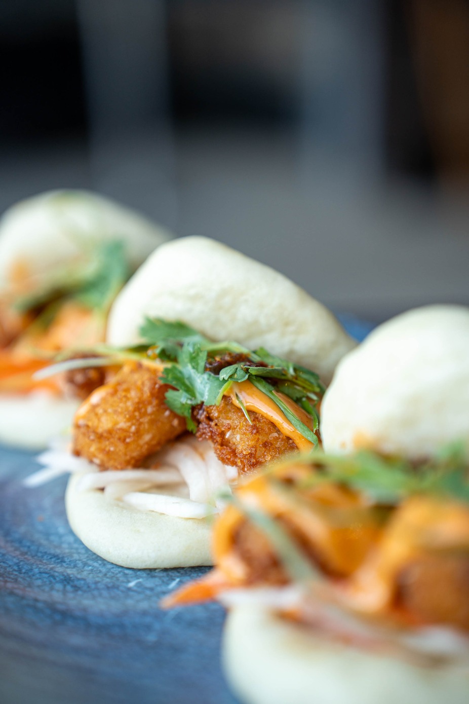Crispy Shrimp Bao Buns & Wood-fired Brazilian Steak