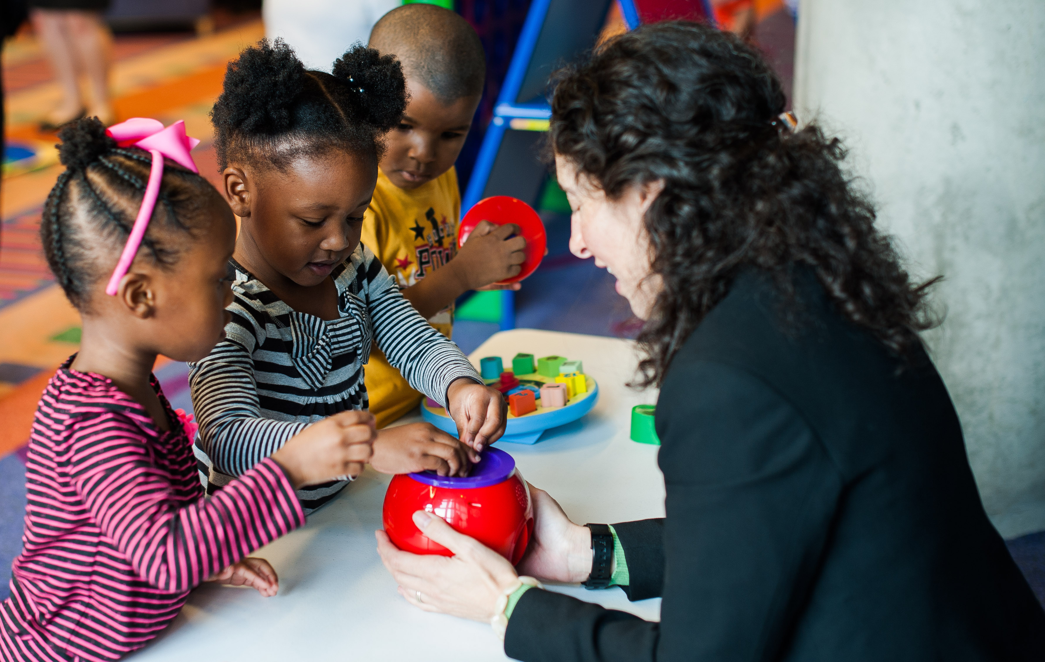 Playtime at Spangler Library
