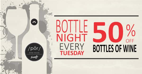 Half Off Bottles of Wine
