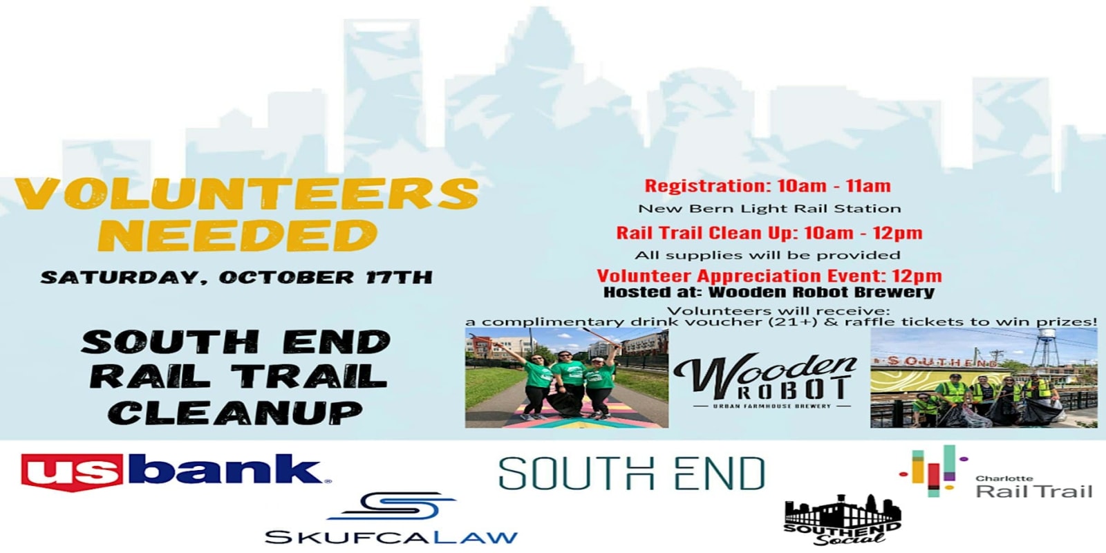 Rail Trail Cleanup & Volunteer Appreciation Social