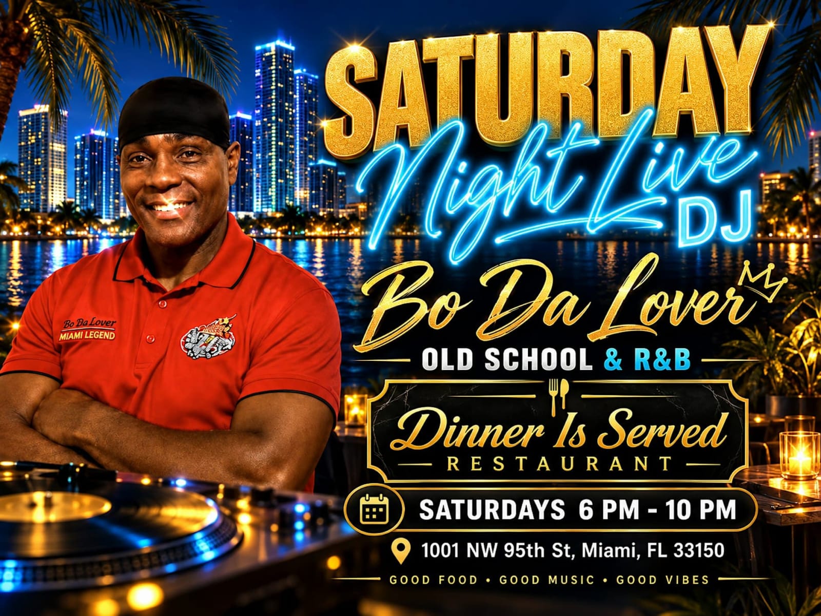 Live DJ Saturday