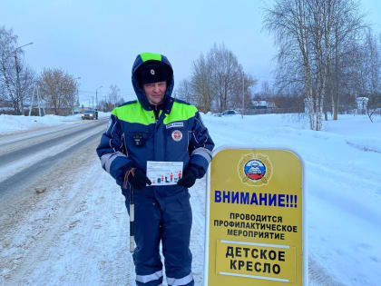 В Запрудне прошло профилактическое мероприятие «Детское кресло»