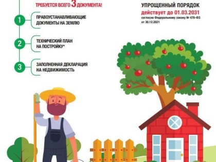 Дачная амнистия в России продлена до 1 марта 2031 года