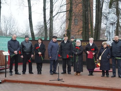 В Тучково отметили освобождение поселка от немецко-фашистских захватчиков