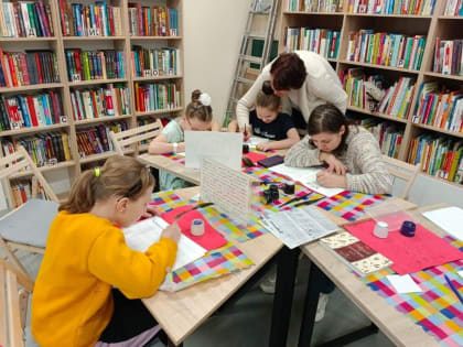 В Рузе прошло занятие по каллиграфии