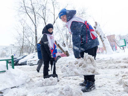 «Снежный десант» в Орехово-Зуеве