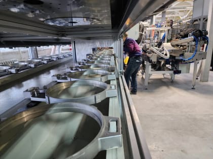 На Дулёвском фарфоровом заводе идёт монтаж нового оборудования