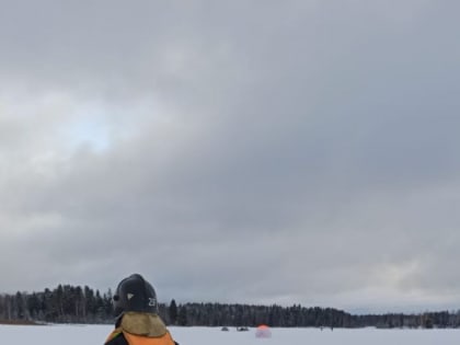 Выезд на лед опасен !