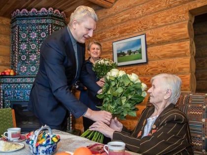 Антонина Яловская из деревни Липки в 99 лет получила ценную награду