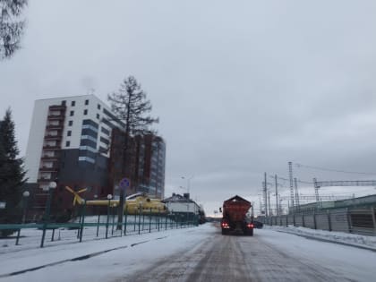 Дорожные службы Люберец круглосуточно проводят уборку улично-дорожной сети