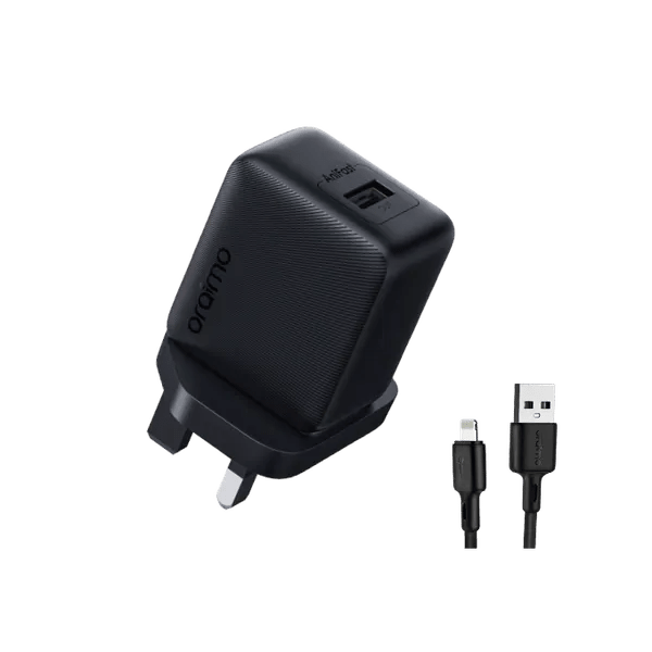 18W Oraimo Cannon 18S Lightning Charger (OCW-5184U + L53)
