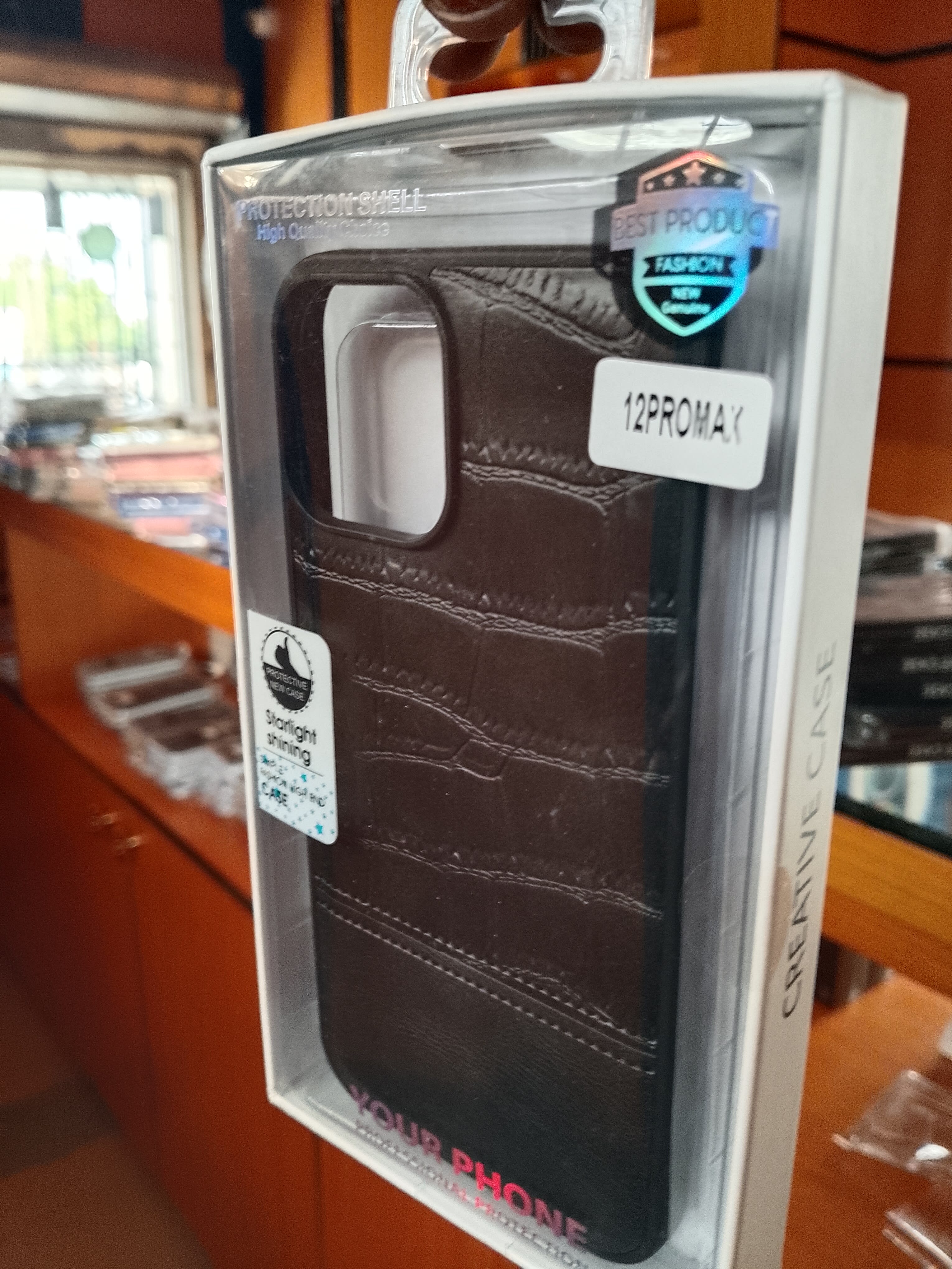iPhone 12promax leather pouch