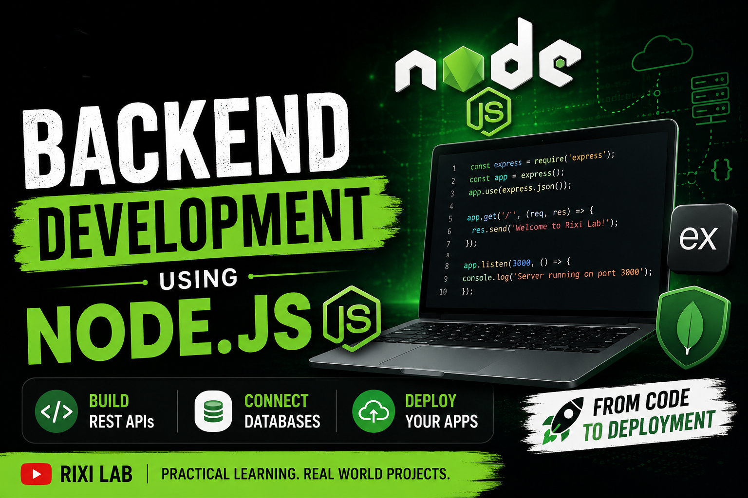 Backend Development Using Node.js
