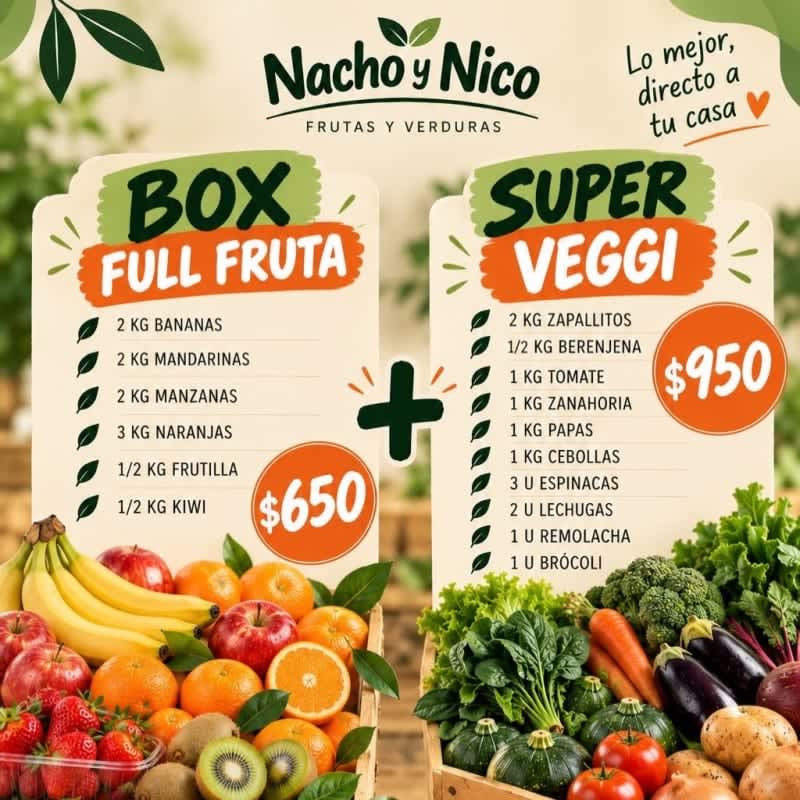 COMBO FULL FRUTA + SUPER VEGGI — $1.500
