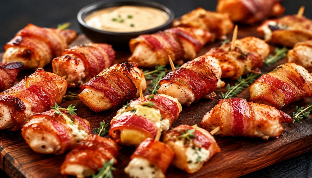 24 Easy Chicken & Bacon Appetizers That Disappear Fast