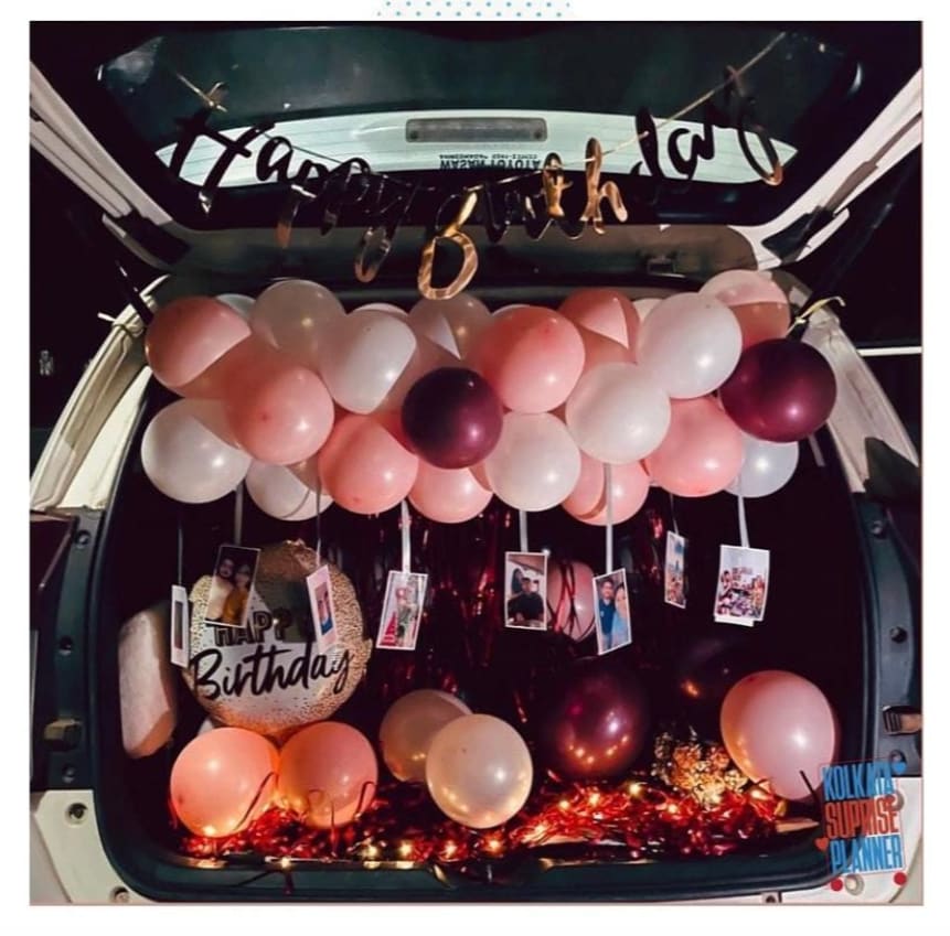 Birthday Car Decor 1