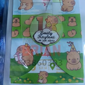 Tarjetas Cumpleaños Infantil Modificables