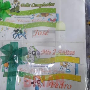 Tarjetas Cumpleaños Infantil Modificables