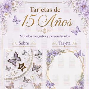 Tarjetas 15 Años - M - 11