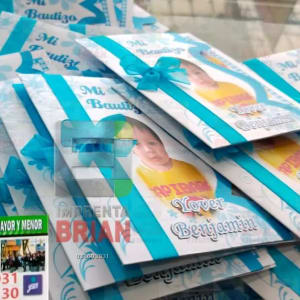 Tarjetas Bautizo Opalina #3
