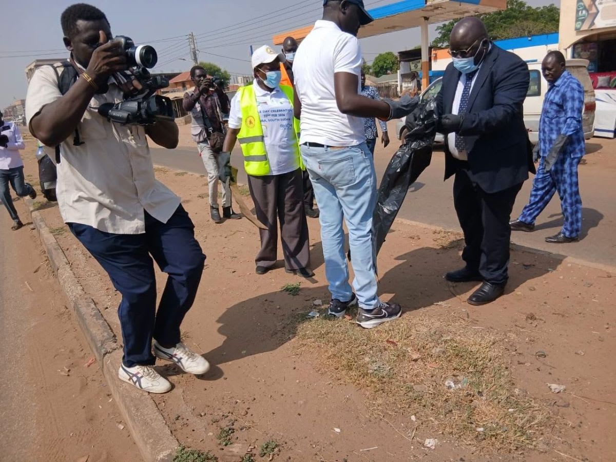 Juba Launches Weekly Clean-Up Campaign to Improve City Sanitation