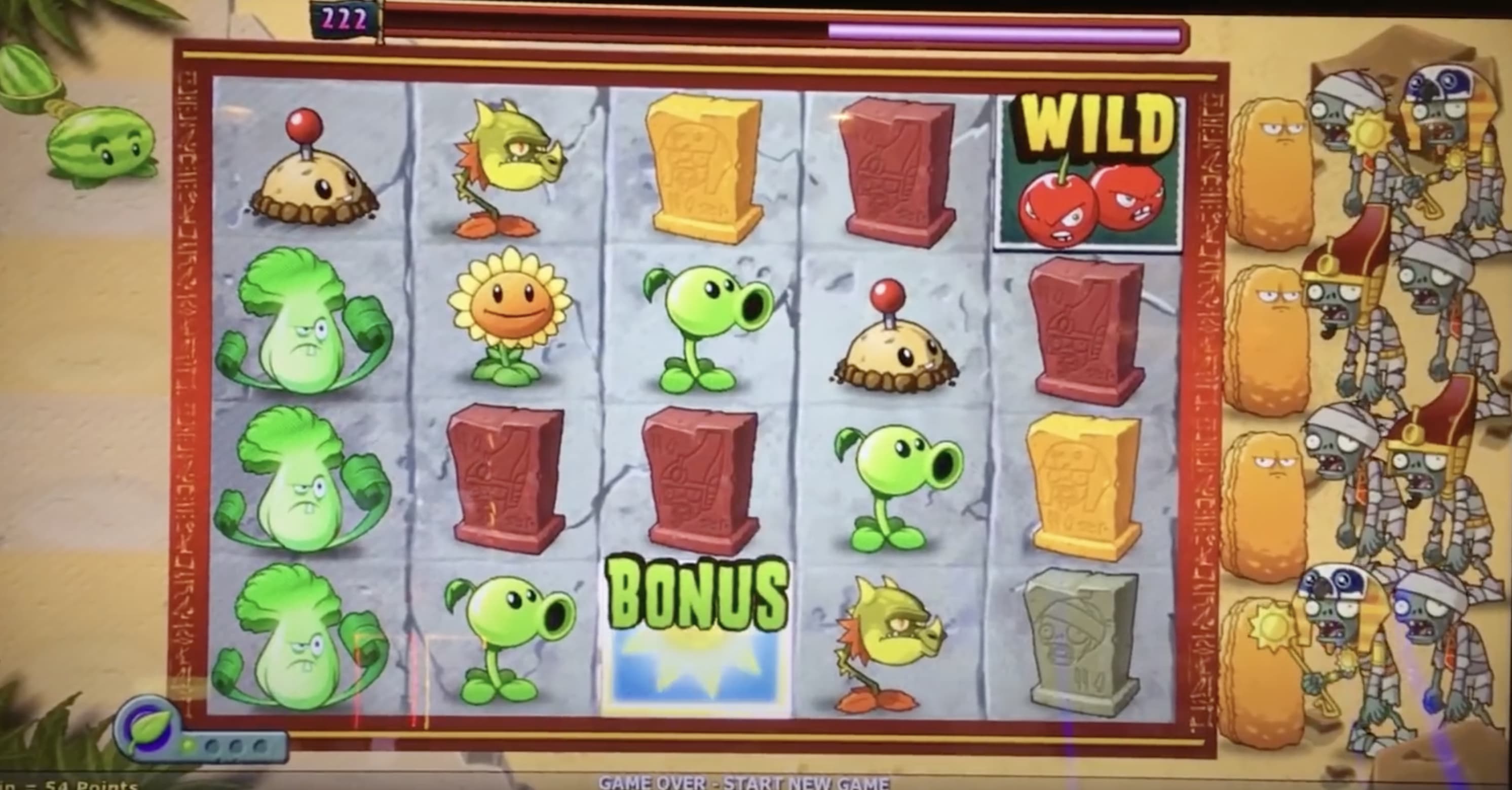 plants vs zombies slot machine
