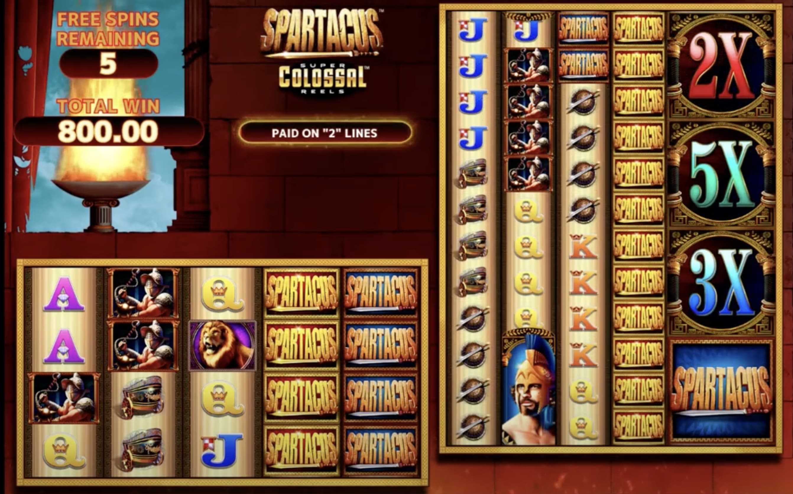 Super Colossal Reels slot machine