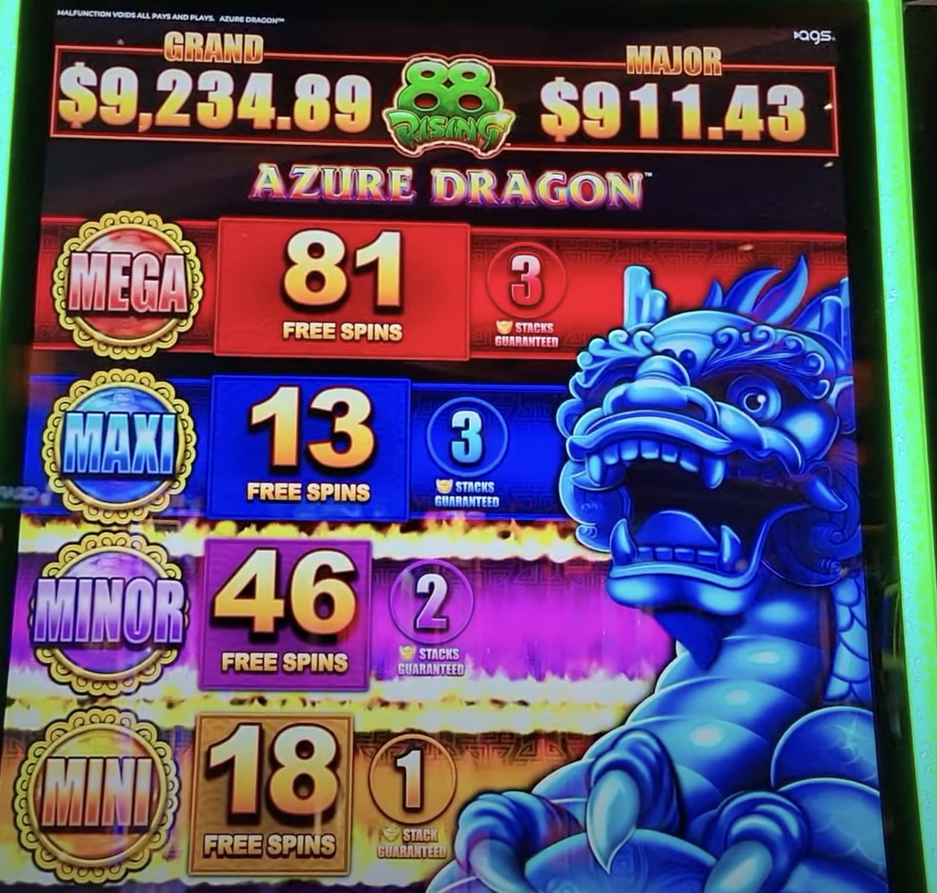 Azure Dragon slot machine