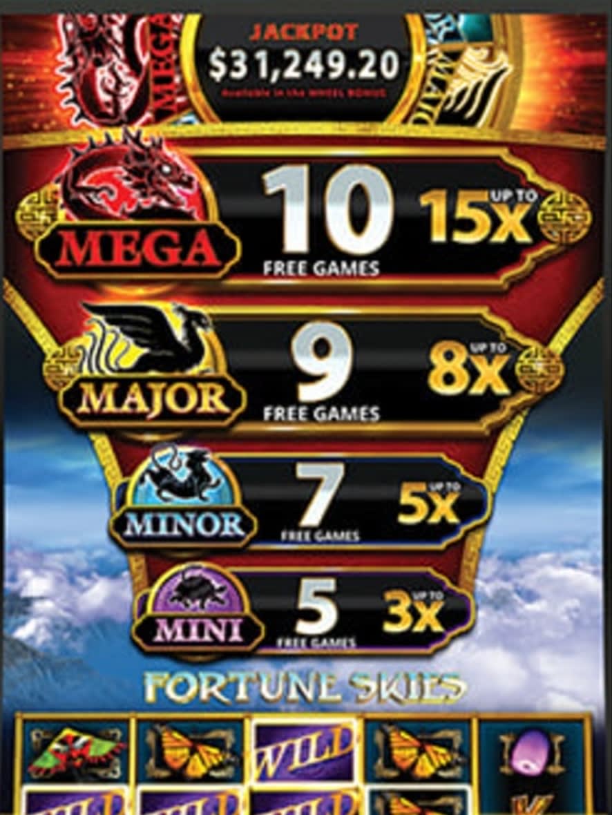 dragon lights fortune skies slot machine