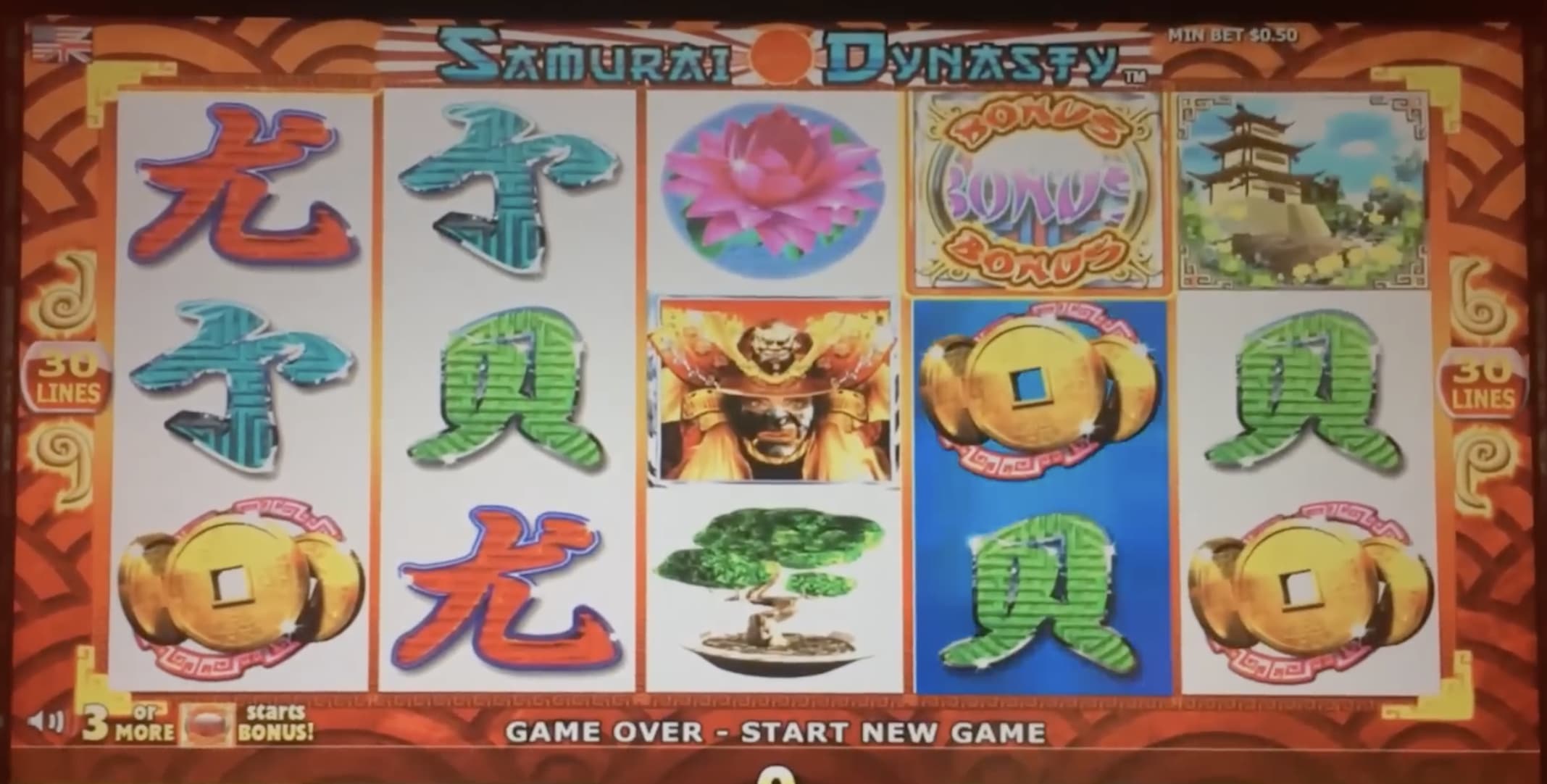 Samurai Dynasty slot machine